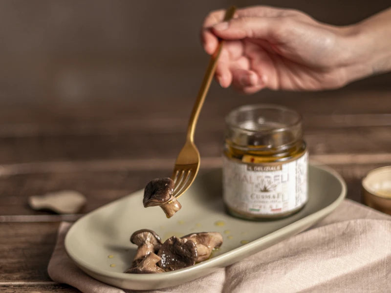 Funghi cardoncelli sott'olio