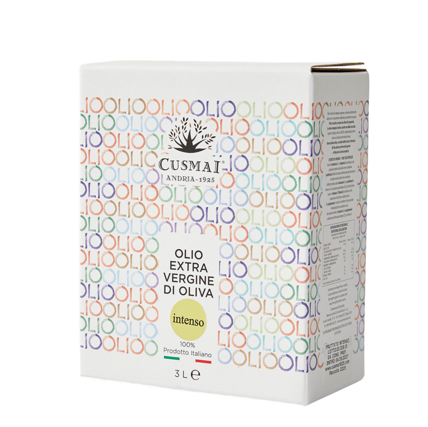 Olio extra vergine di oliva FRUTTATO INTENSO Bag in Box (3 l)